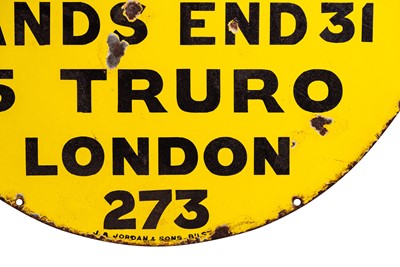 Lot 153 - An Early AA Road Sign