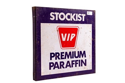 Lot 155 - VIP Premium Paraffin Advertising Sign