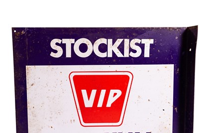 Lot 155 - VIP Premium Paraffin Advertising Sign