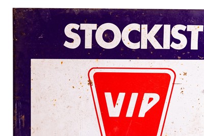 Lot 155 - VIP Premium Paraffin Advertising Sign