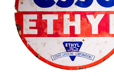 Lot 159 - Esso Ethyl Enamel Sign