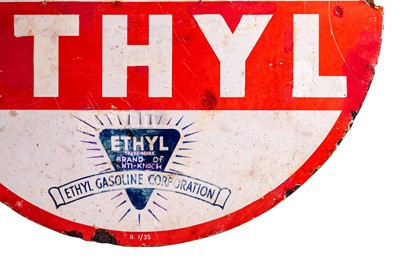 Lot 159 - Esso Ethyl Enamel Sign