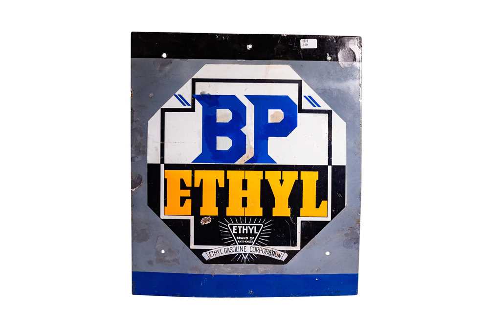 Lot 160 - BP Ethyl Enamel Sign