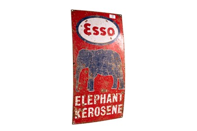 Lot 161 - Esso Elephant Kerosene Enamel Sign