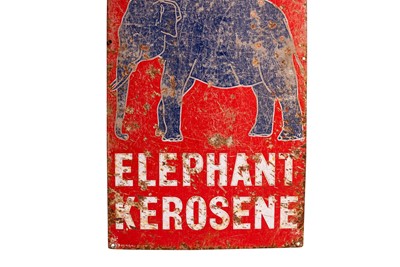 Lot 161 - Esso Elephant Kerosene Enamel Sign