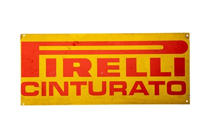 Lot 166 - Pirelli Cinturato Advertising Sign