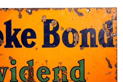 Lot 167 - Brooke Bond Dividend Tea Enamel Sign