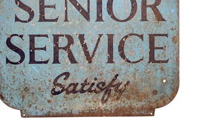 Lot 170 - Nelson Tipped Cigarettes / Senior Service Advertising Sign