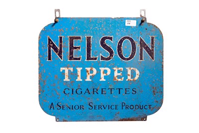 Lot 170 - Nelson Tipped Cigarettes / Senior Service Advertising Sign