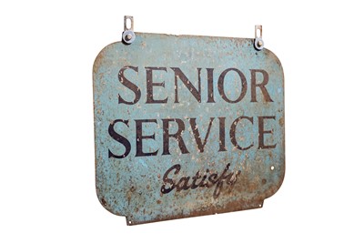 Lot 170 - Nelson Tipped Cigarettes / Senior Service Advertising Sign