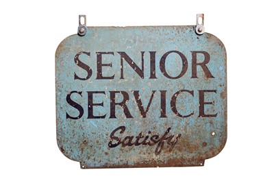 Lot 170 - Nelson Tipped Cigarettes / Senior Service Advertising Sign