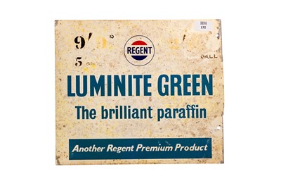 Lot 172 - Regent Luminite Green Advertising Sign
