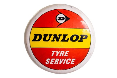 Lot 175 - Dunlop Tyre Service Advertising Sign