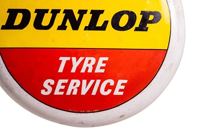 Lot 175 - Dunlop Tyre Service Advertising Sign
