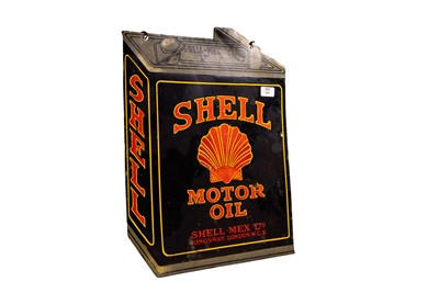 Lot 177 - Shell Motor Oil Enamel Sign