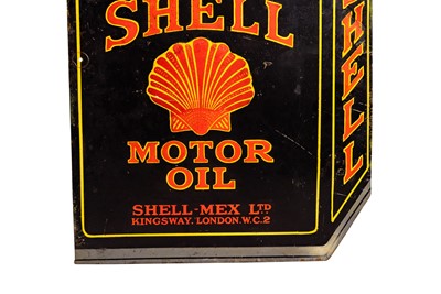 Lot 177 - Shell Motor Oil Enamel Sign
