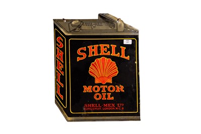 Lot 177 - Shell Motor Oil Enamel Sign