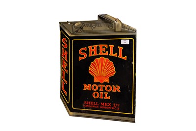 Lot 177 - Shell Motor Oil Enamel Sign