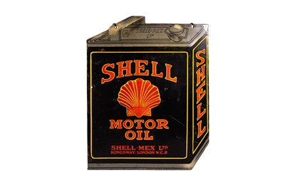 Lot 177 - Shell Motor Oil Enamel Sign