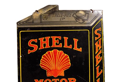 Lot 177 - Shell Motor Oil Enamel Sign
