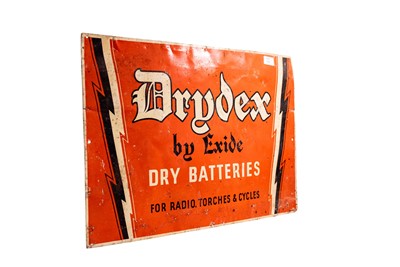 Lot 178 - Drydex by Exide Advertising Sign