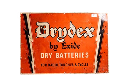 Lot 178 - Drydex by Exide Advertising Sign