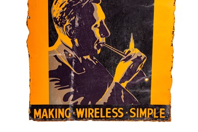Lot 179 - Murphy Wireless Radios Enamel Sign