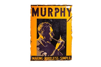 Lot 179 - Murphy Wireless Radios Enamel Sign