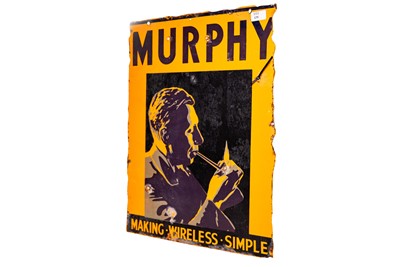 Lot 179 - Murphy Wireless Radios Enamel Sign