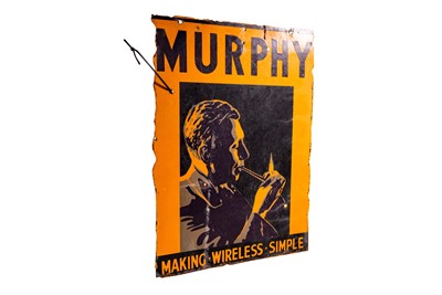 Lot 179 - Murphy Wireless Radios Enamel Sign