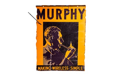 Lot 179 - Murphy Wireless Radios Enamel Sign