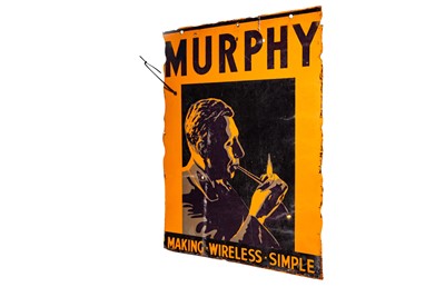 Lot 179 - Murphy Wireless Radios Enamel Sign