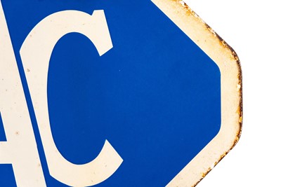 Lot 180 - RAC Repairer Two-Piece Enamel Sign