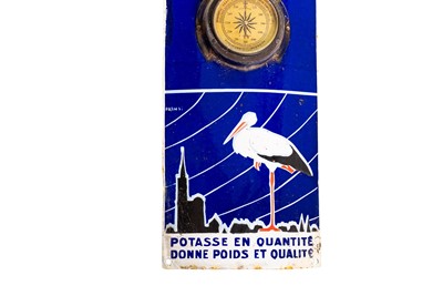 Lot 181 - Potasse D’Alsace Enamel Thermometer Sign