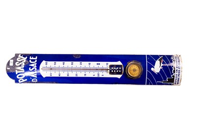 Lot 181 - Potasse D’Alsace Enamel Thermometer Sign