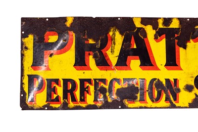 Lot 185 - Pratt’s Perfection Spirit Enamel Sign