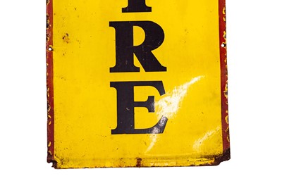 Lot 186 - Dunlop Stock Enamel Sign