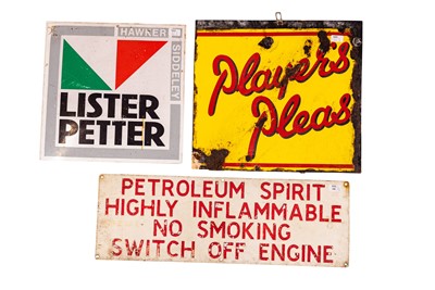 Lot 188 - Three Garage Signs