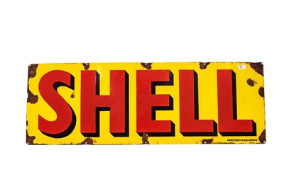 Lot 194 - Shell Enamel Sign
