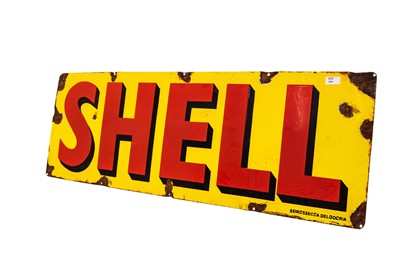 Lot 194 - Shell Enamel Sign