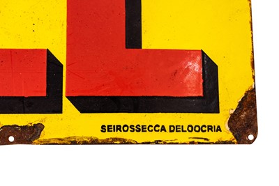 Lot 194 - Shell Enamel Sign