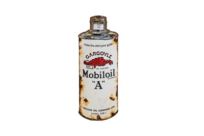 Lot 198 - Mobiloil ‘A’ Enamel Sign