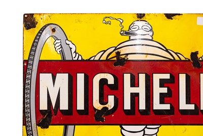 Lot 201 - Michelin Enamel Sign