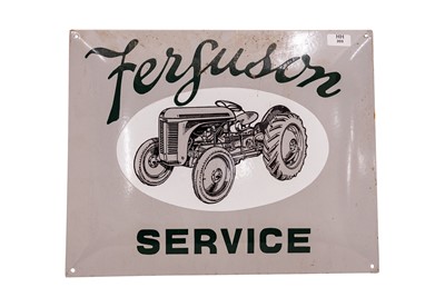 Lot 203 - Ferguson Service Enamel Sign