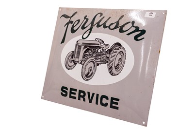 Lot 203 - Ferguson Service Enamel Sign