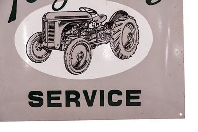 Lot 203 - Ferguson Service Enamel Sign