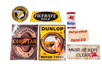 Lot 209 - Seven Assorted Garage Signs