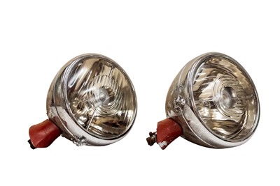 Lot 215 - Pair of Lucas Bi-flex Long Range headlamps