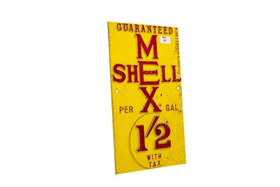 Lot 220 - Guaranteed Shell-Mex Price Plate Sign