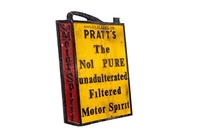 Lot 221 - Pratt’s Motor Spirit Sign